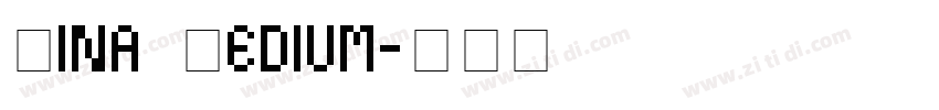 Mina Medium字体转换
